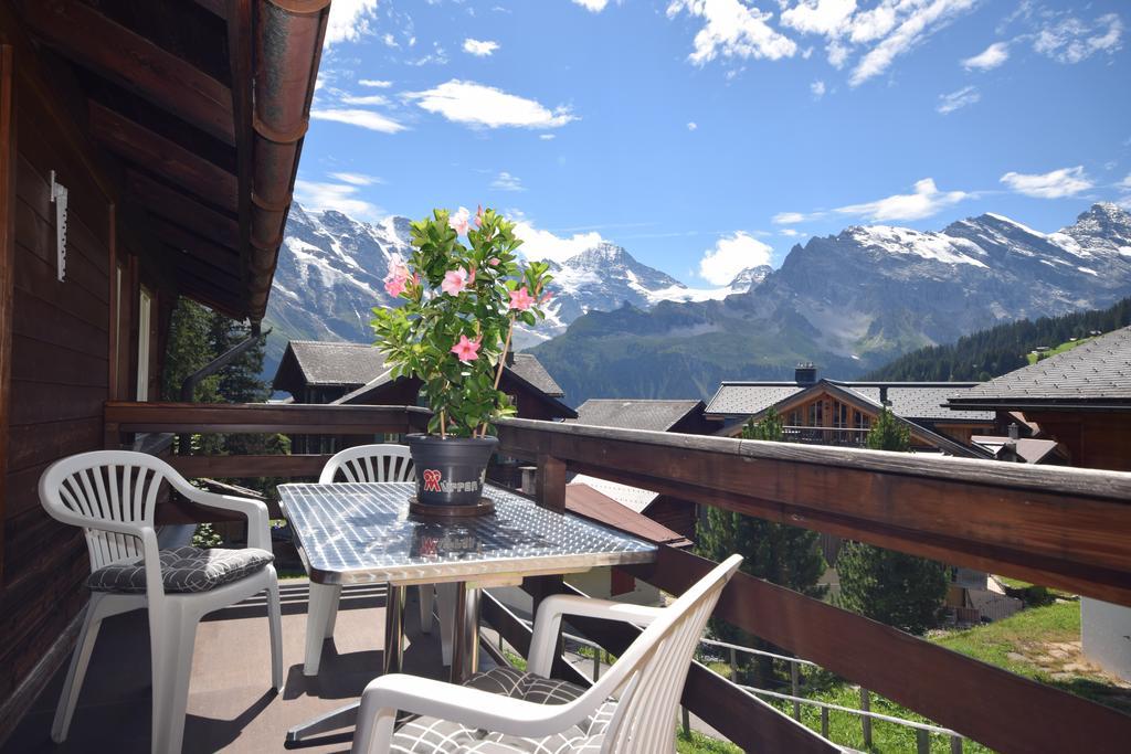 Chalet Bim Chilchli Mürren Exterior foto